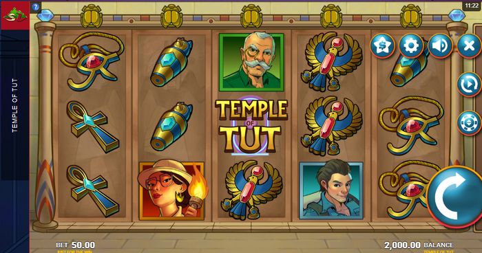 Temple of Tut-Slot