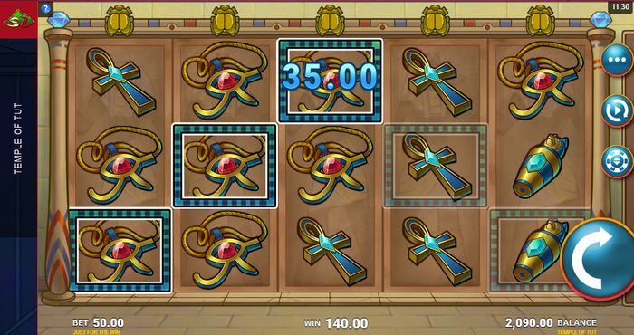 Tempel von Tut Slot